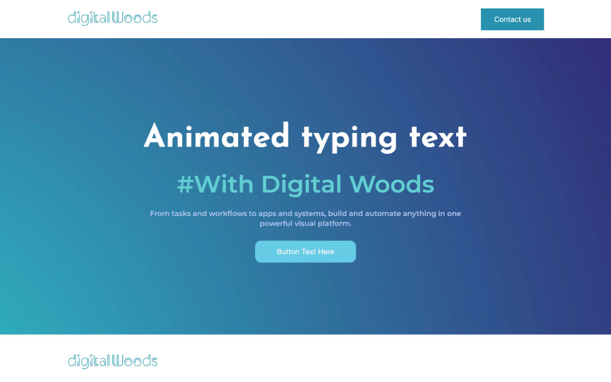 Typing Text Widget